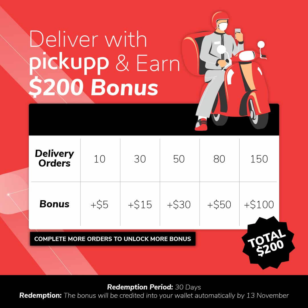 Pickupp Delivery Agent Sign Up Bonus